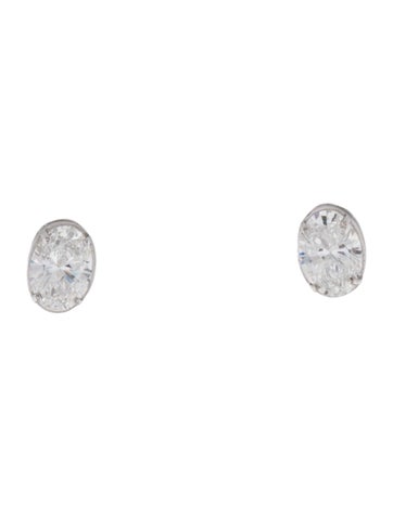 Earrings Stud 14K 1.98ctw Lab-Grown Diamond