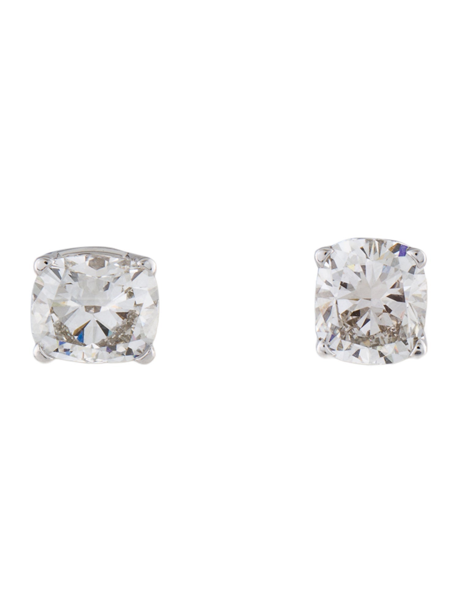 Earrings 14K 2.50ctw Lab-Grown Diamond Solitaire Stud Earrings