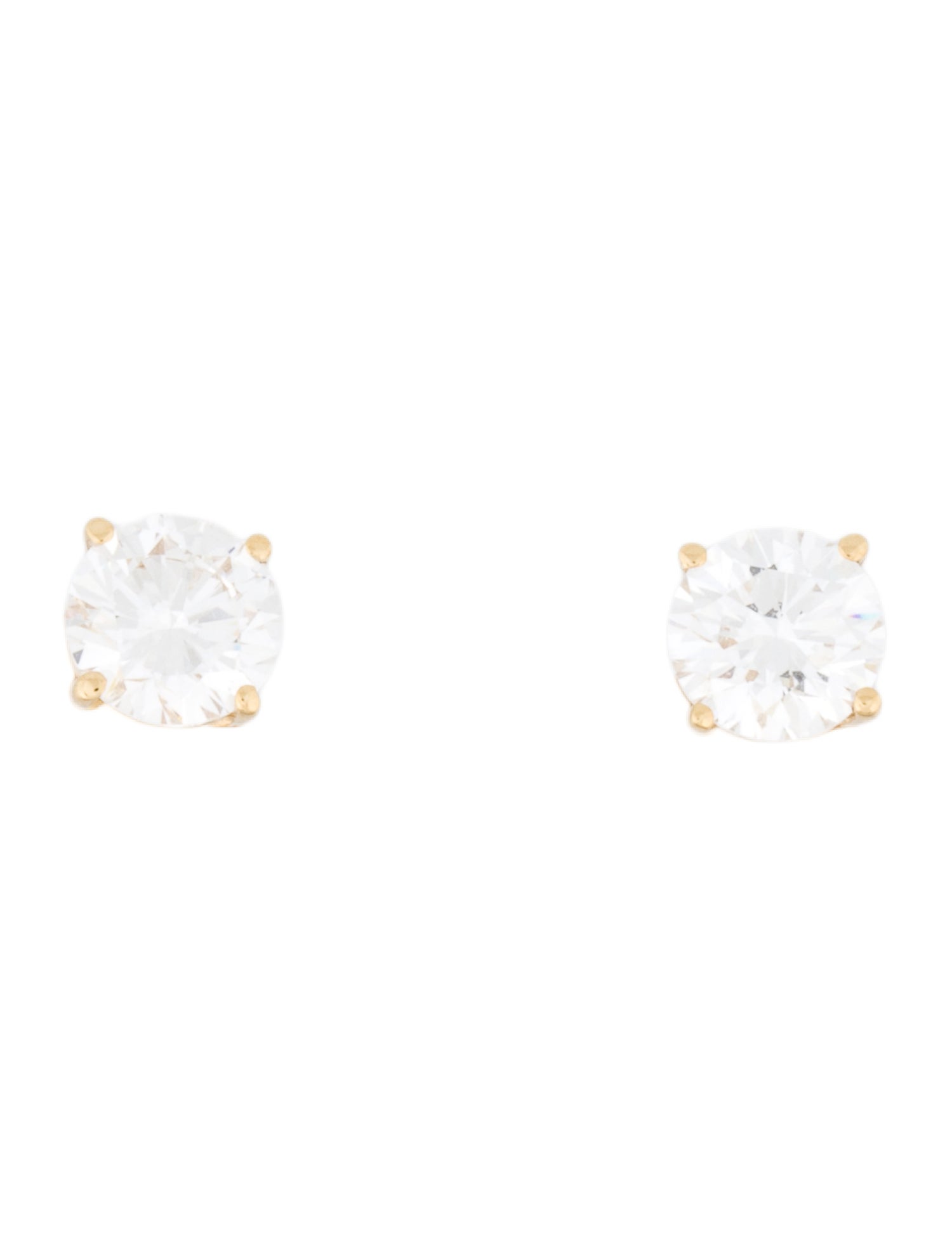 Earrings 14K 1.37ctw Lab-Grown Diamond Stud Earrings