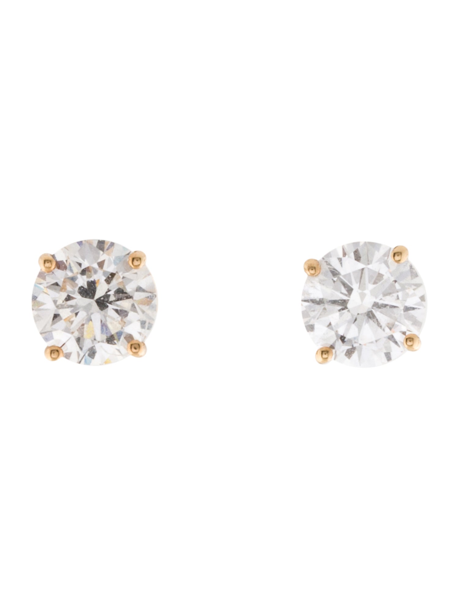 Earrings 14K 1.56ctw Lab-Grown Diamond Stud Earrings