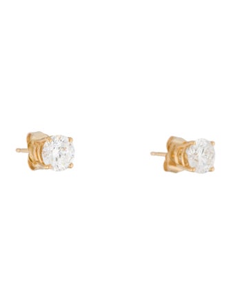 Earrings 14K 1.57ctw Lab-Grown Diamond Stud Earrings