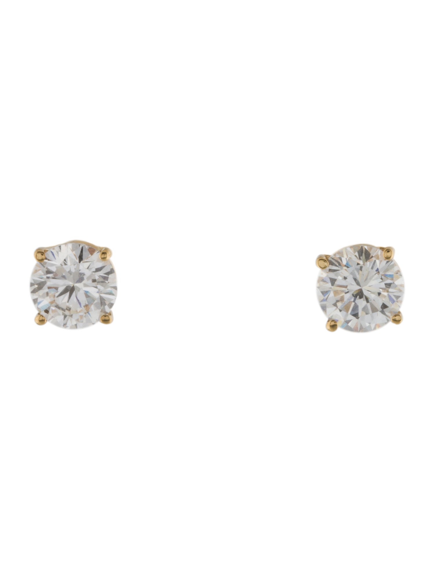 Earrings 14K 1.38ctw Lab-Grown Diamond Stud Earrings
