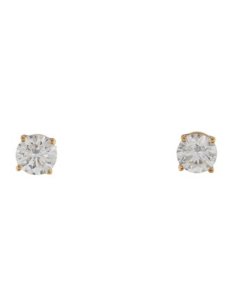 Earrings 14K 1.40ctw Lab-Grown Diamond Stud Earrings