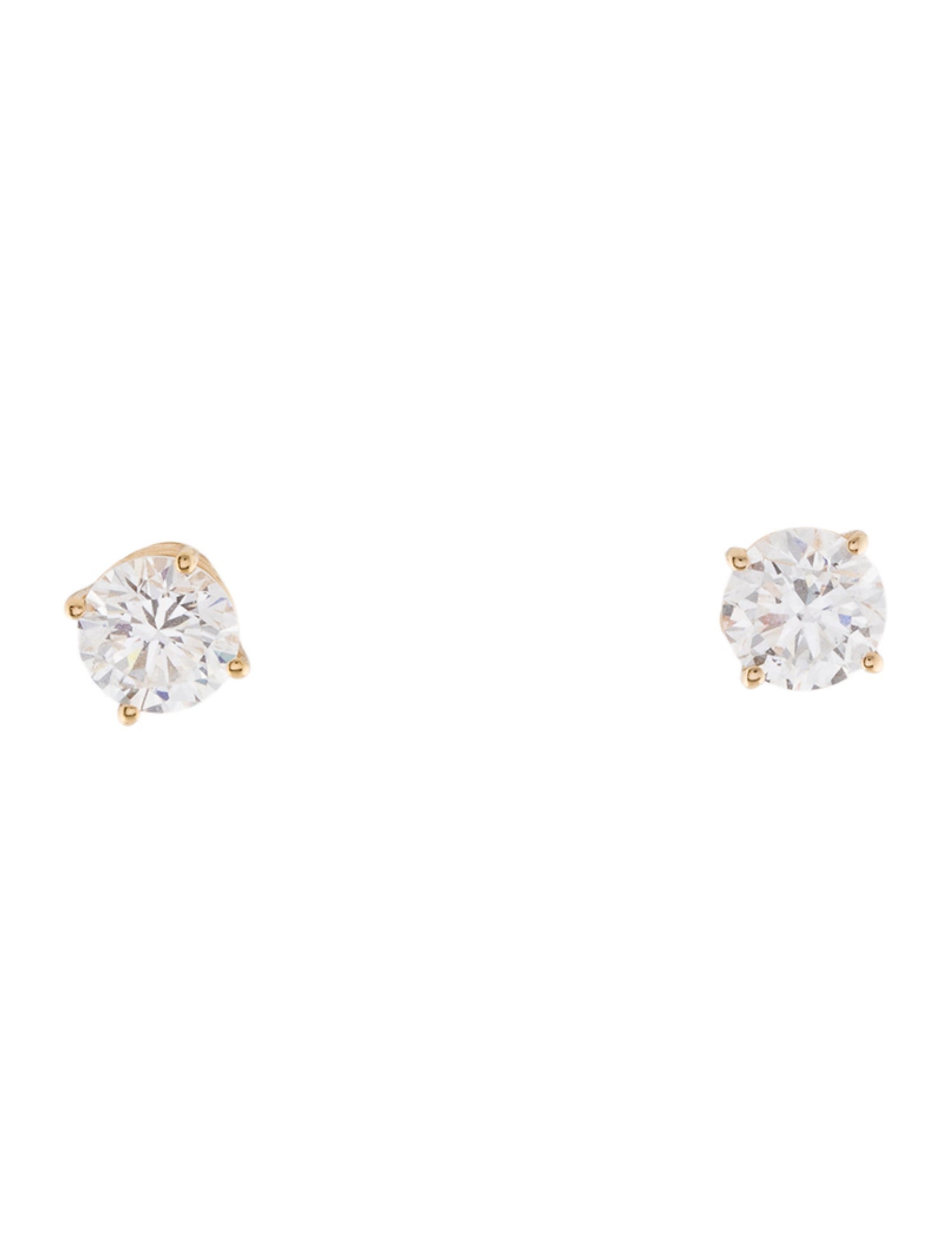 Earrings 14K 1.36ctw Lab-Grown Diamond Stud Earrings