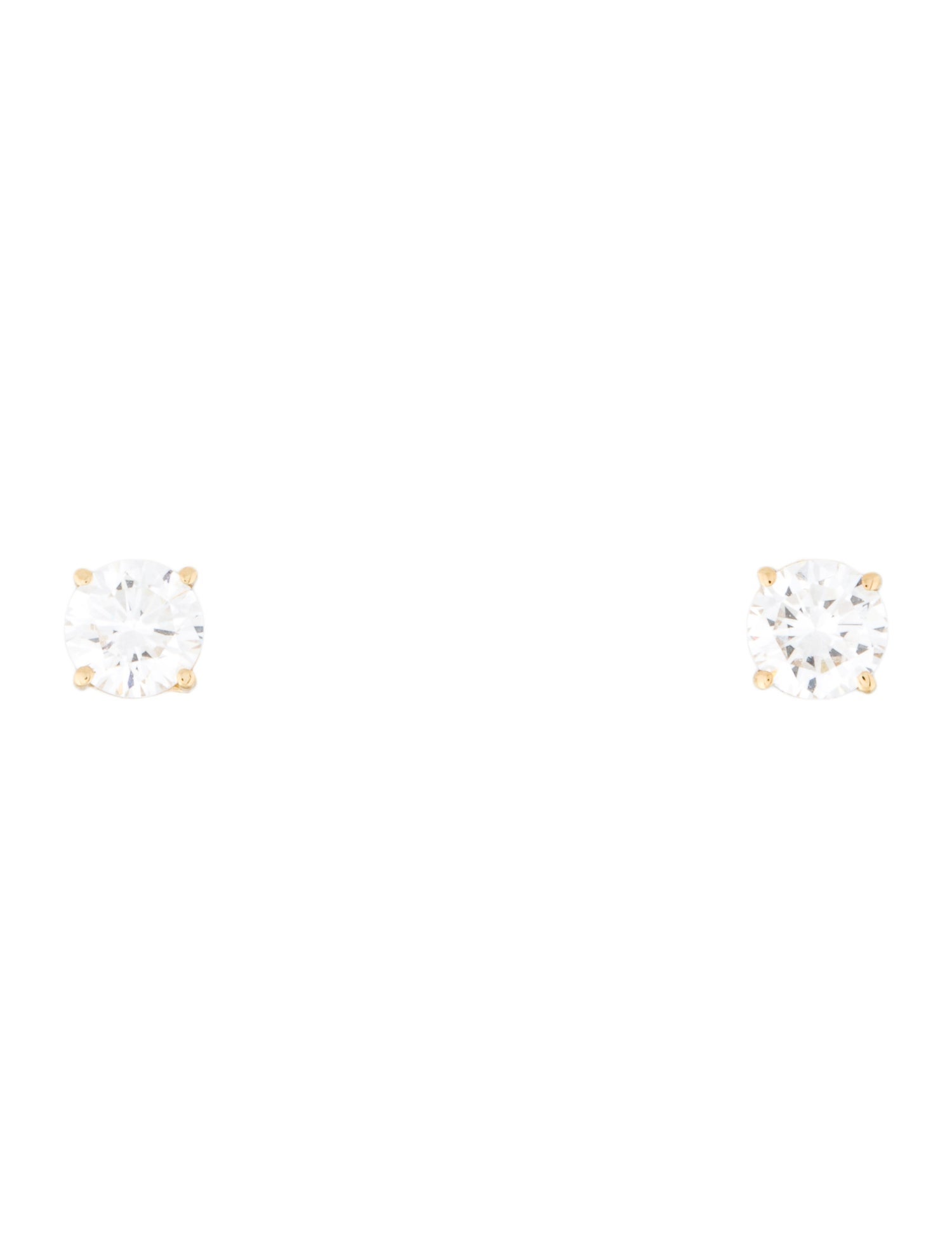 Earrings 14K 1.31ctw Lab-Grown Diamond Stud Earrings
