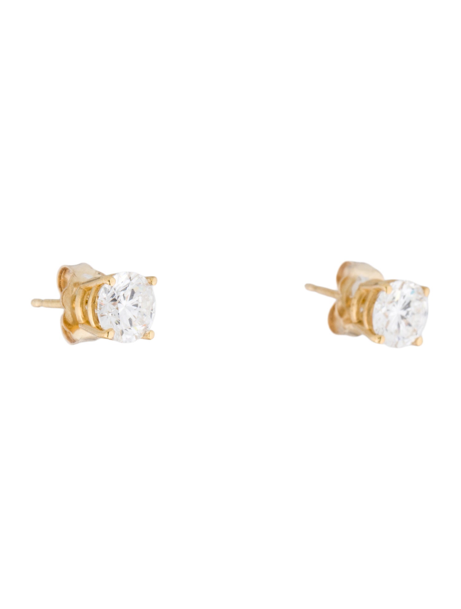 Earrings 14K 1.31ctw Lab-Grown Diamond Stud Earrings