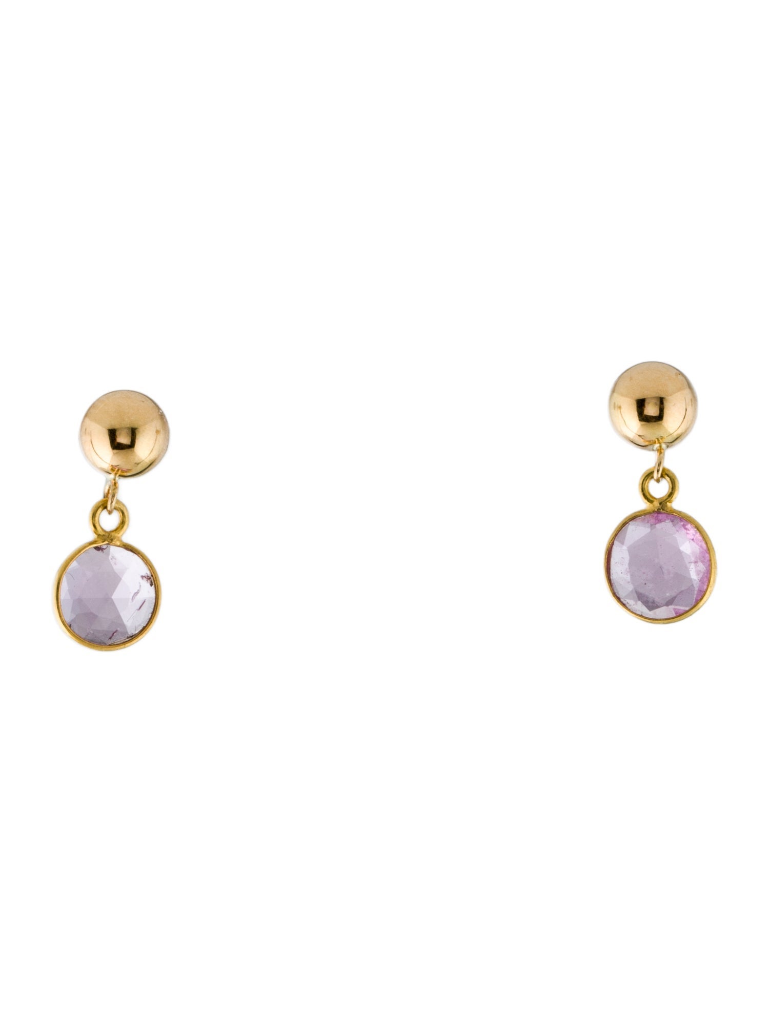 Earrings 18K Sapphire Drop Earrings