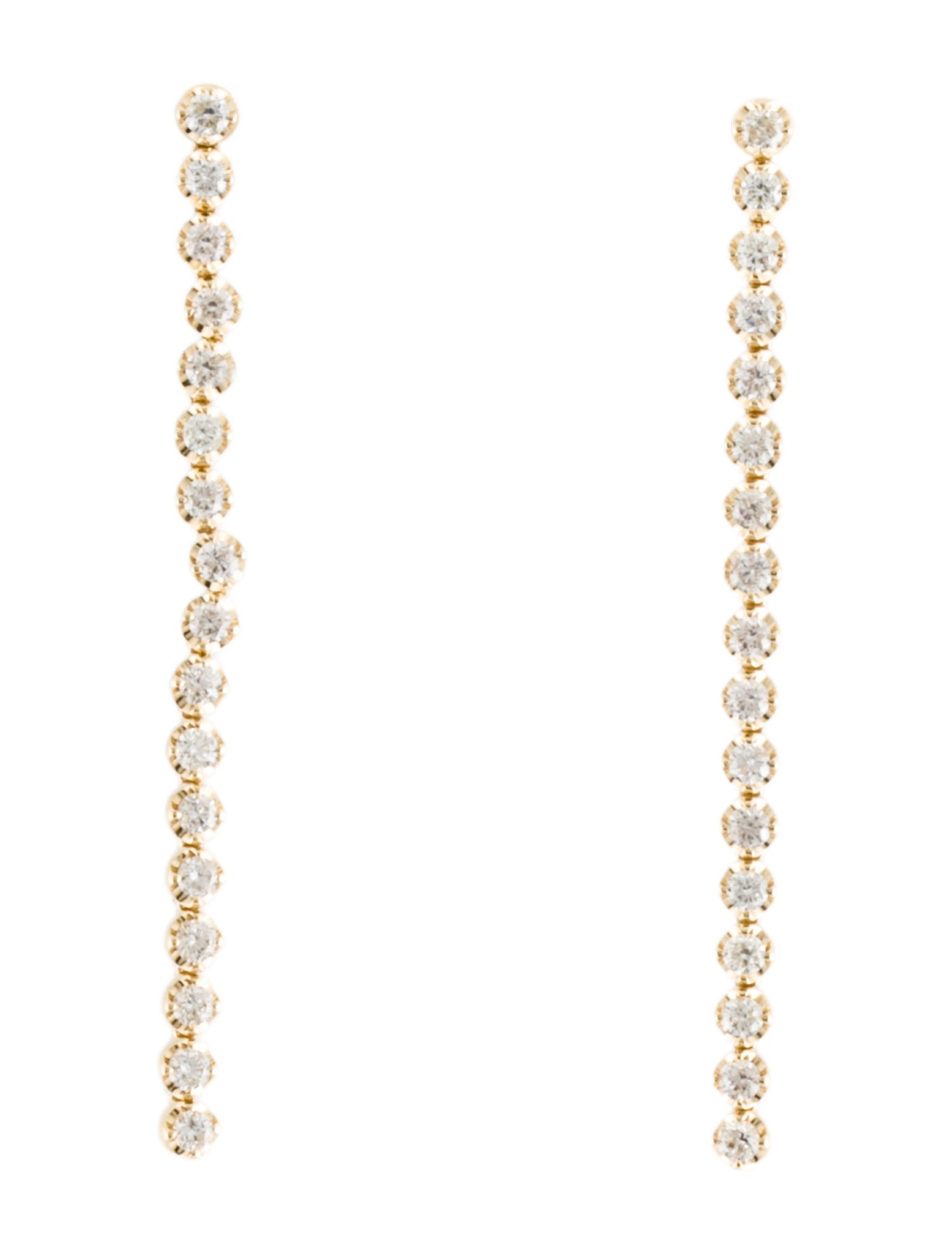 Earrings 14K 1.02ctw Diamond Drop Earrings