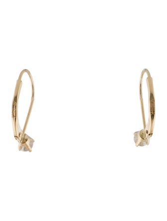 Earrings 14K Diamond Drop Earrings