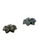 Earrings 14K Sapphire & Labradorite Convertible Flower Jacket Stud Earrings
