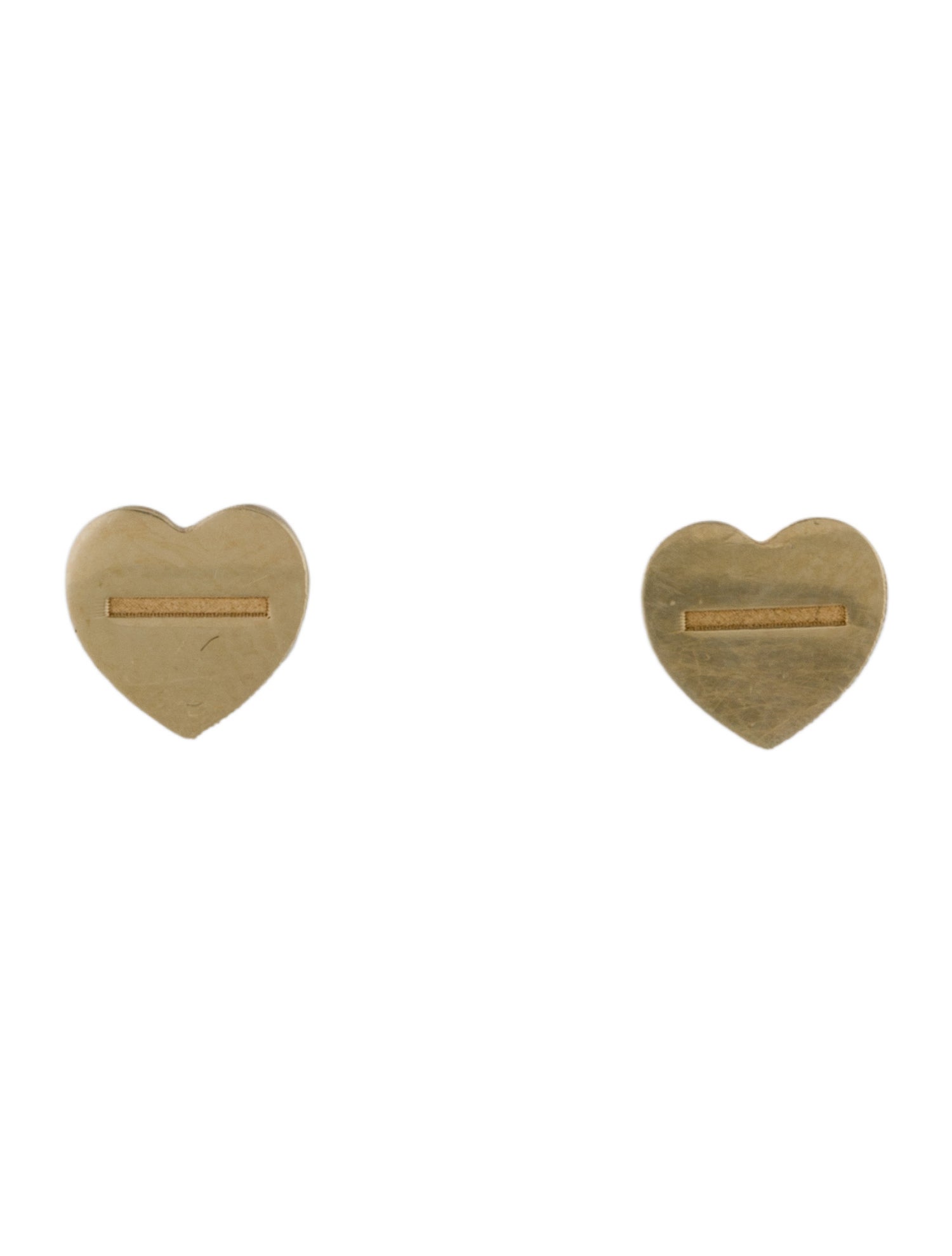 Earrings 14K Heart Stud Earrings