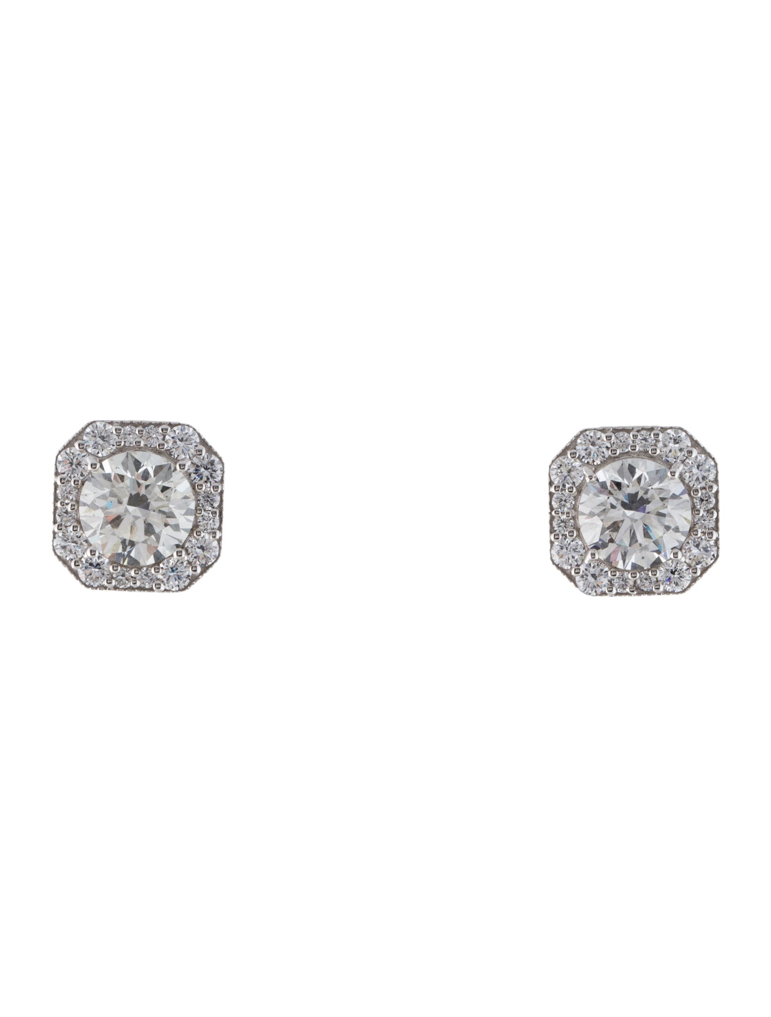 Earrings 14K 4.00ctw Lab-Grown Diamond Stud Earrings
