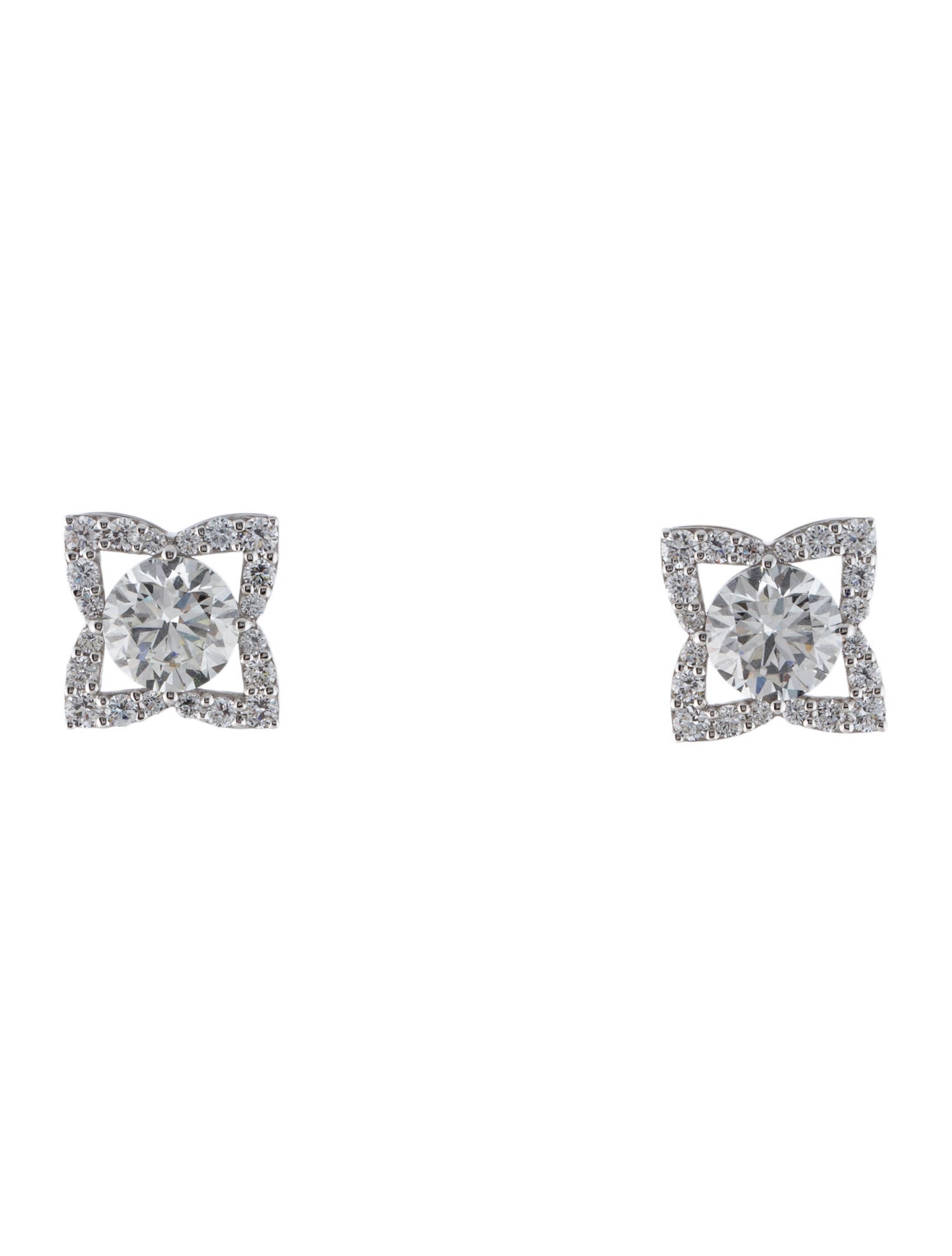 Earrings 14K 3.83ctw Lab-Grown Diamond Stud Earrings