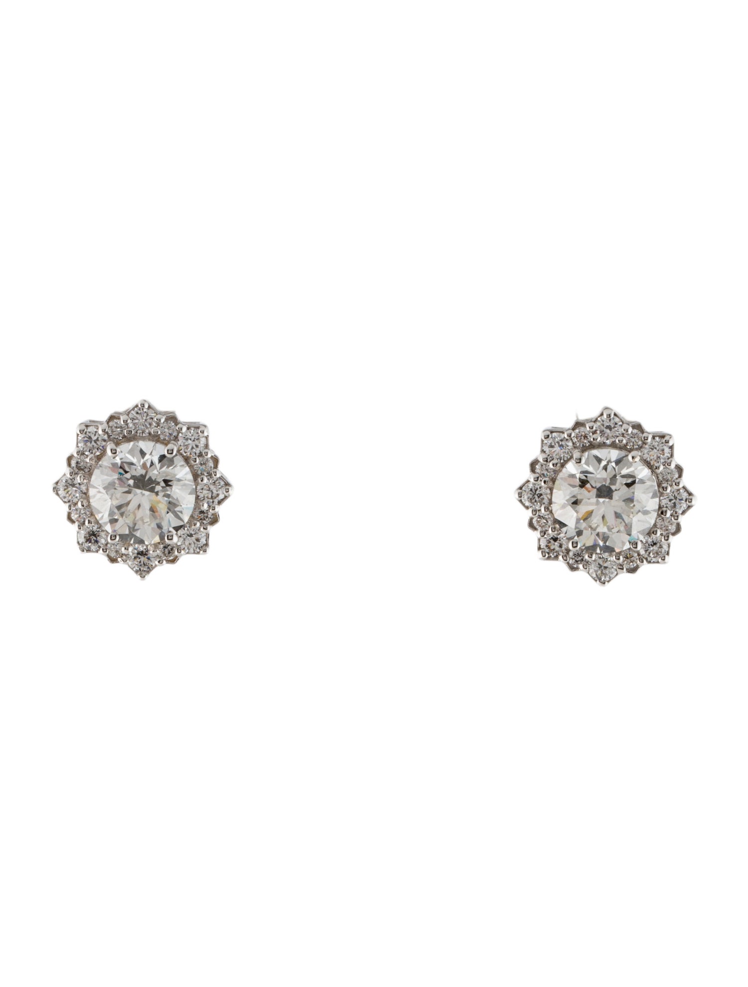 Earrings 14K 3.86ctw Lab-Grown Diamond Stud Earrings
