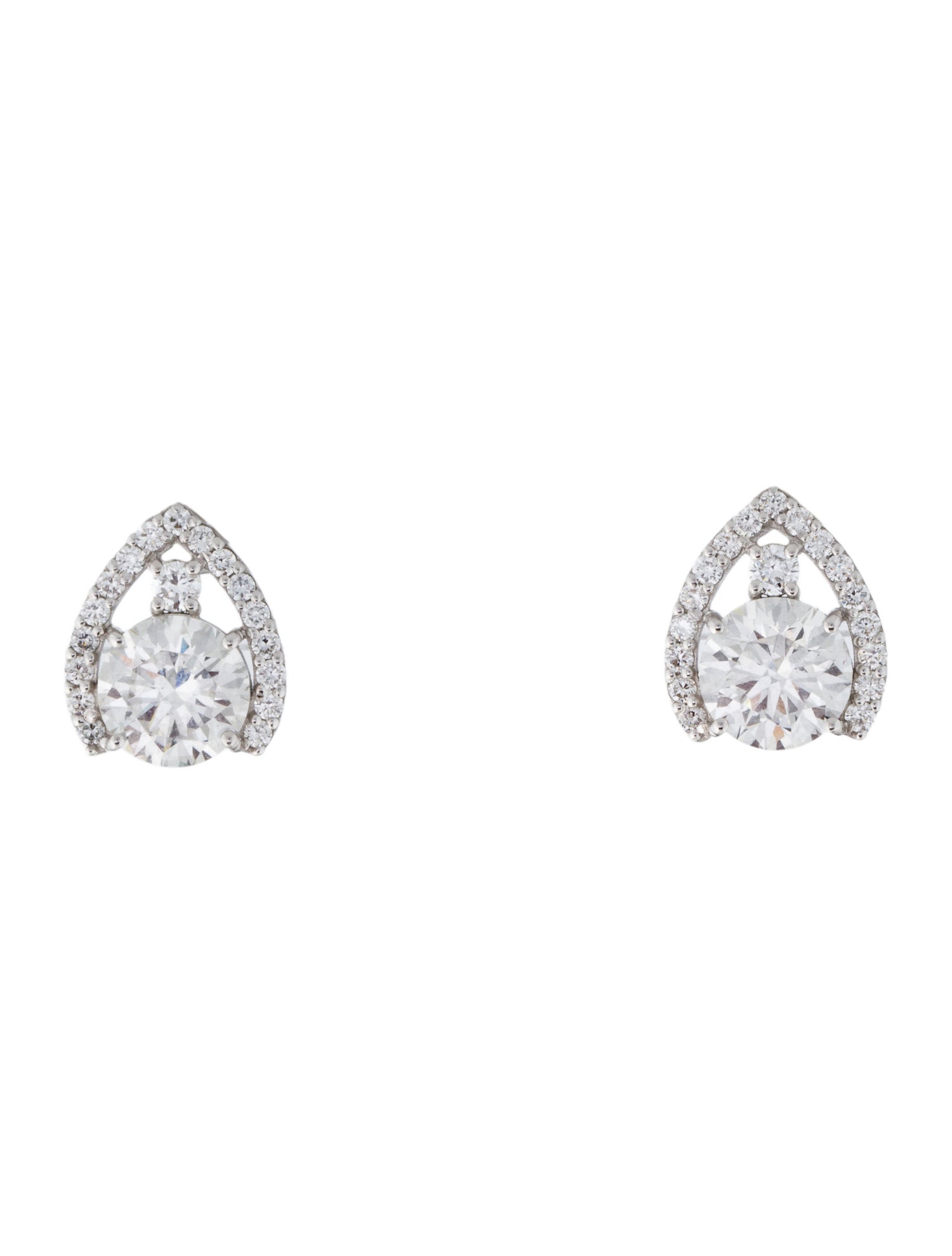 Earrings 14K 3.40ctw Lab-Grown Diamond Stud Earrings