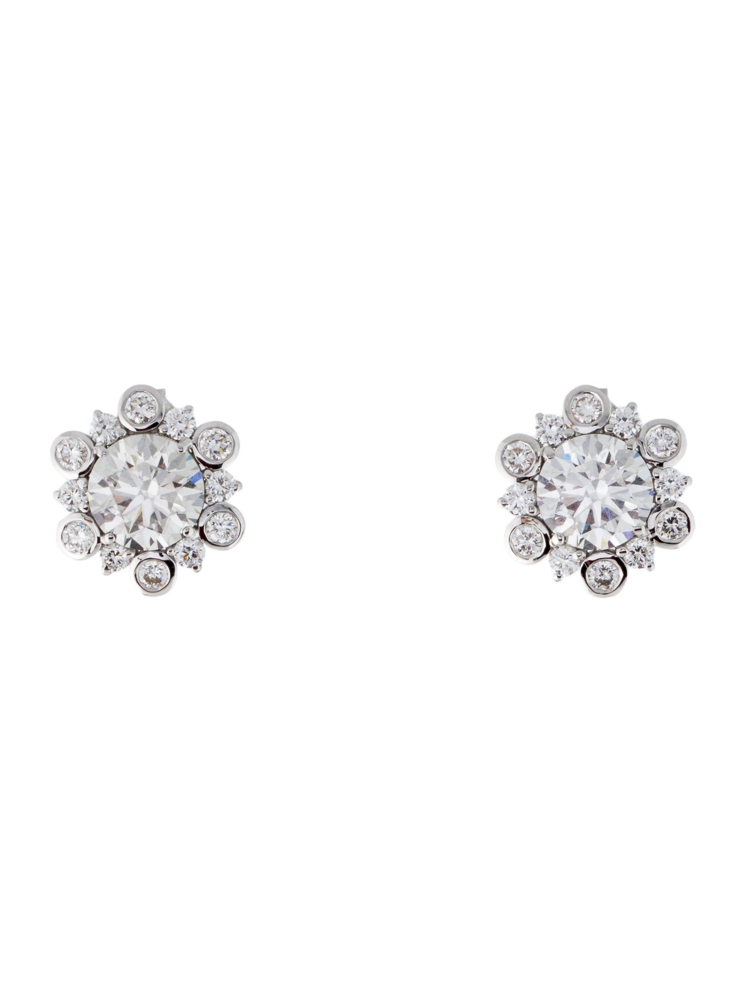Earrings 14K 4.17ctw Lab-Grown Diamond Stud Earrings