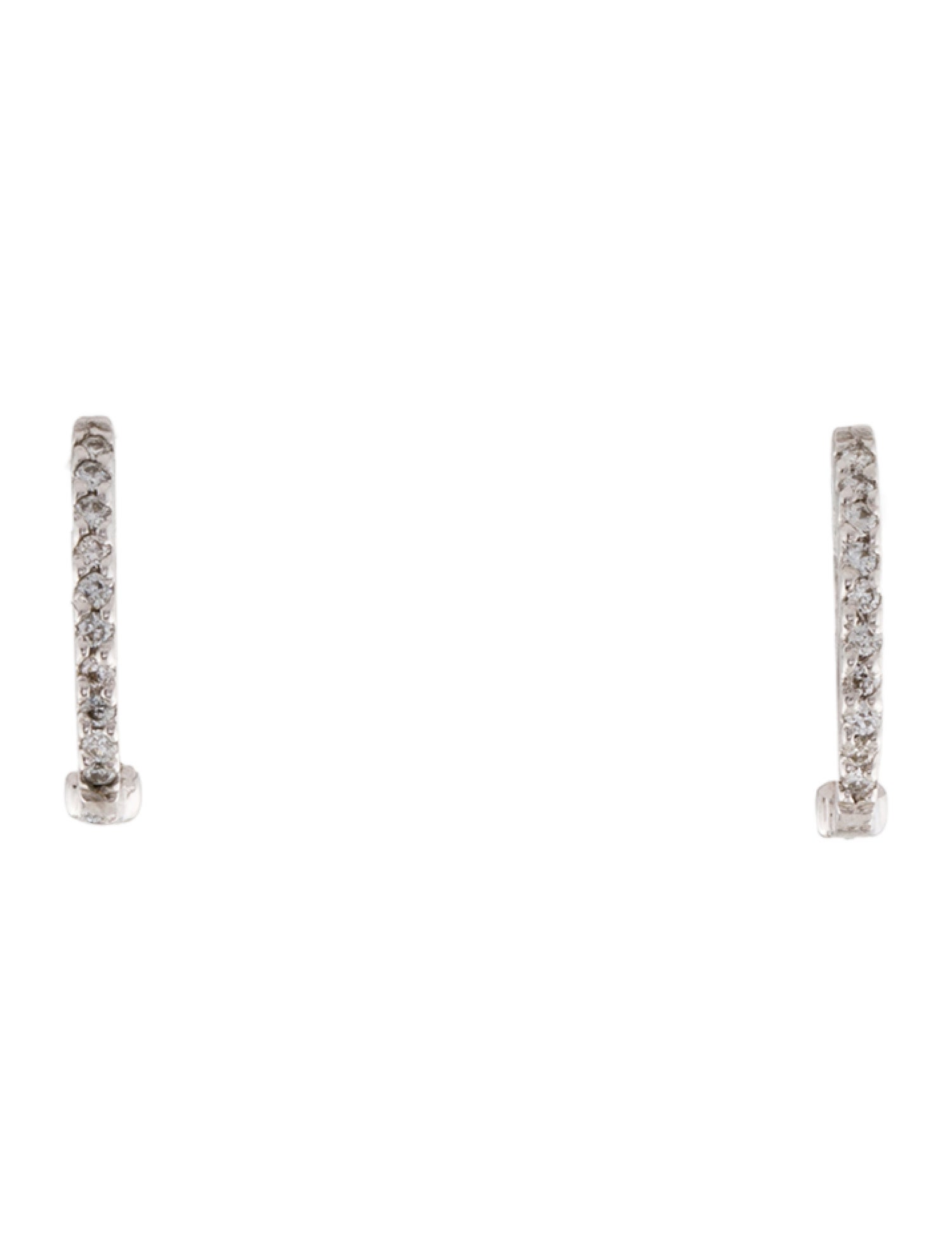 Earrings 18K Diamond Huggies