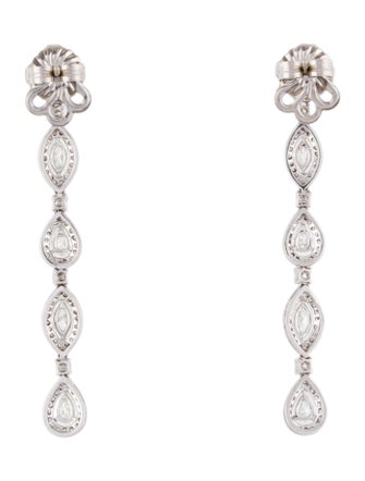 Earrings 18K 4.00ctw Drop Earrings