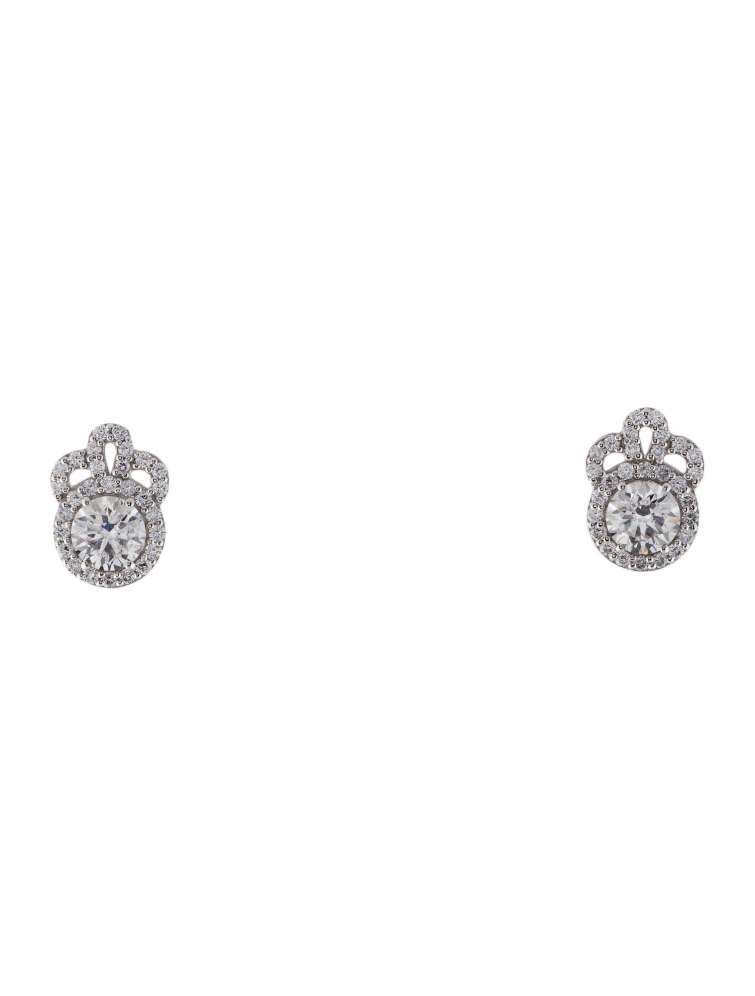 Earrings 14K 2.67ctw Lab-Grown Diamond Stud Earrings