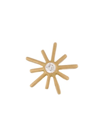 Earrings 18K Diamond Star Single Earring