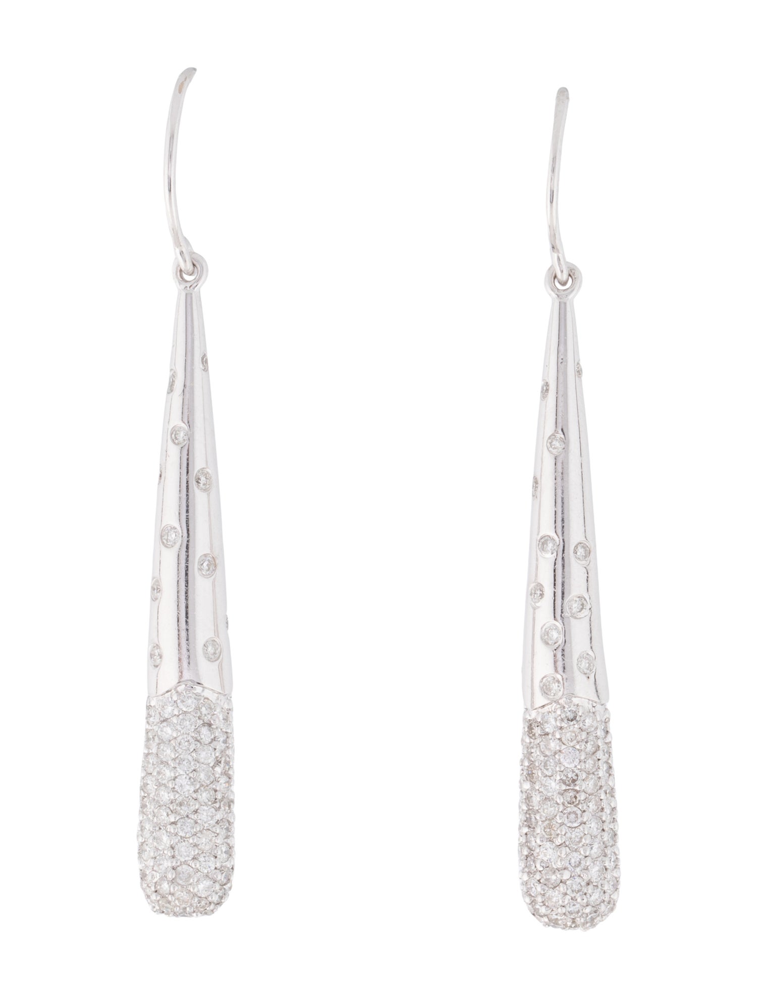Earrings 14K 2.86ctw Diamond Teardrop Earrings
