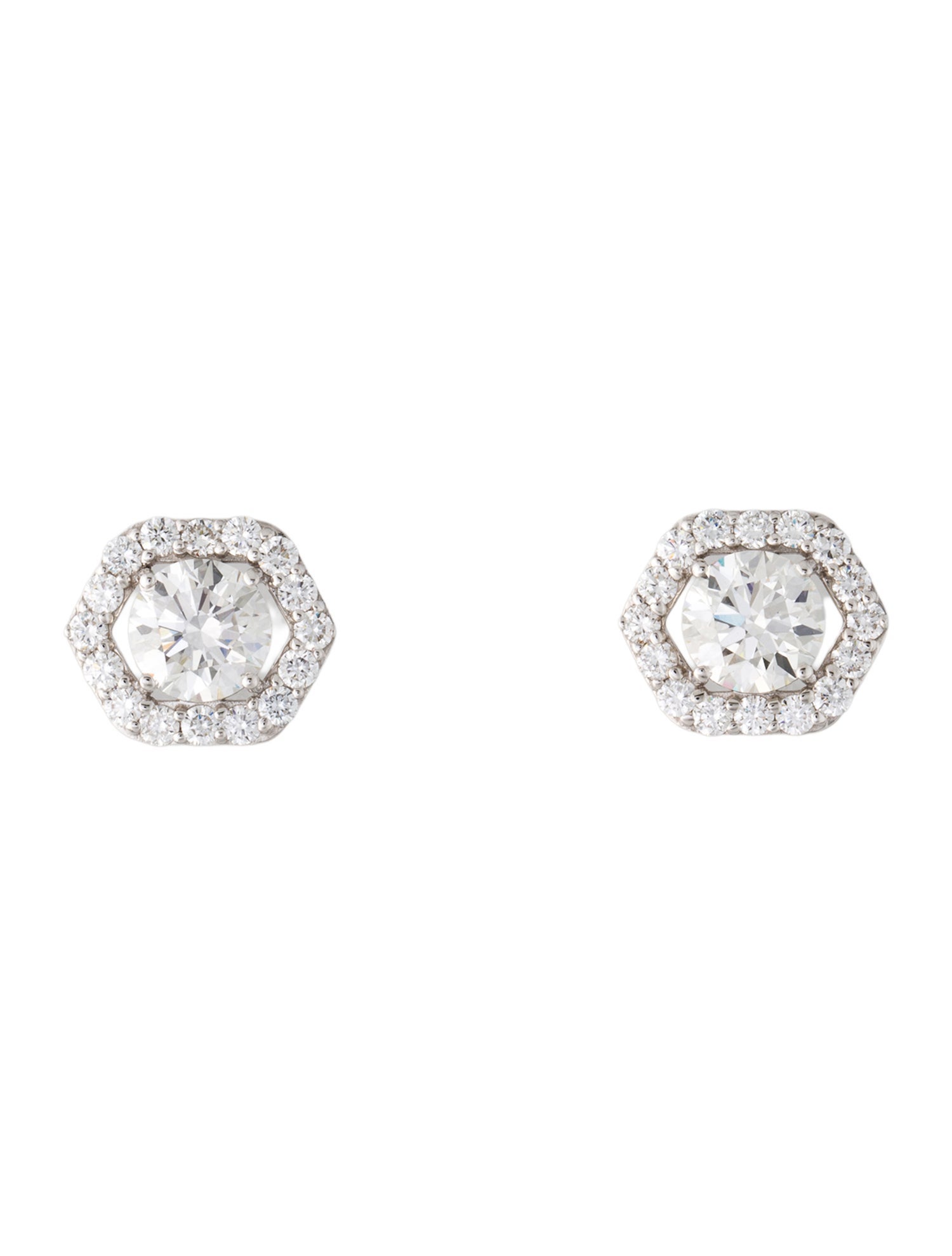 Earrings 14K 4.14ctw Lab-Grown Diamond Stud Earrings