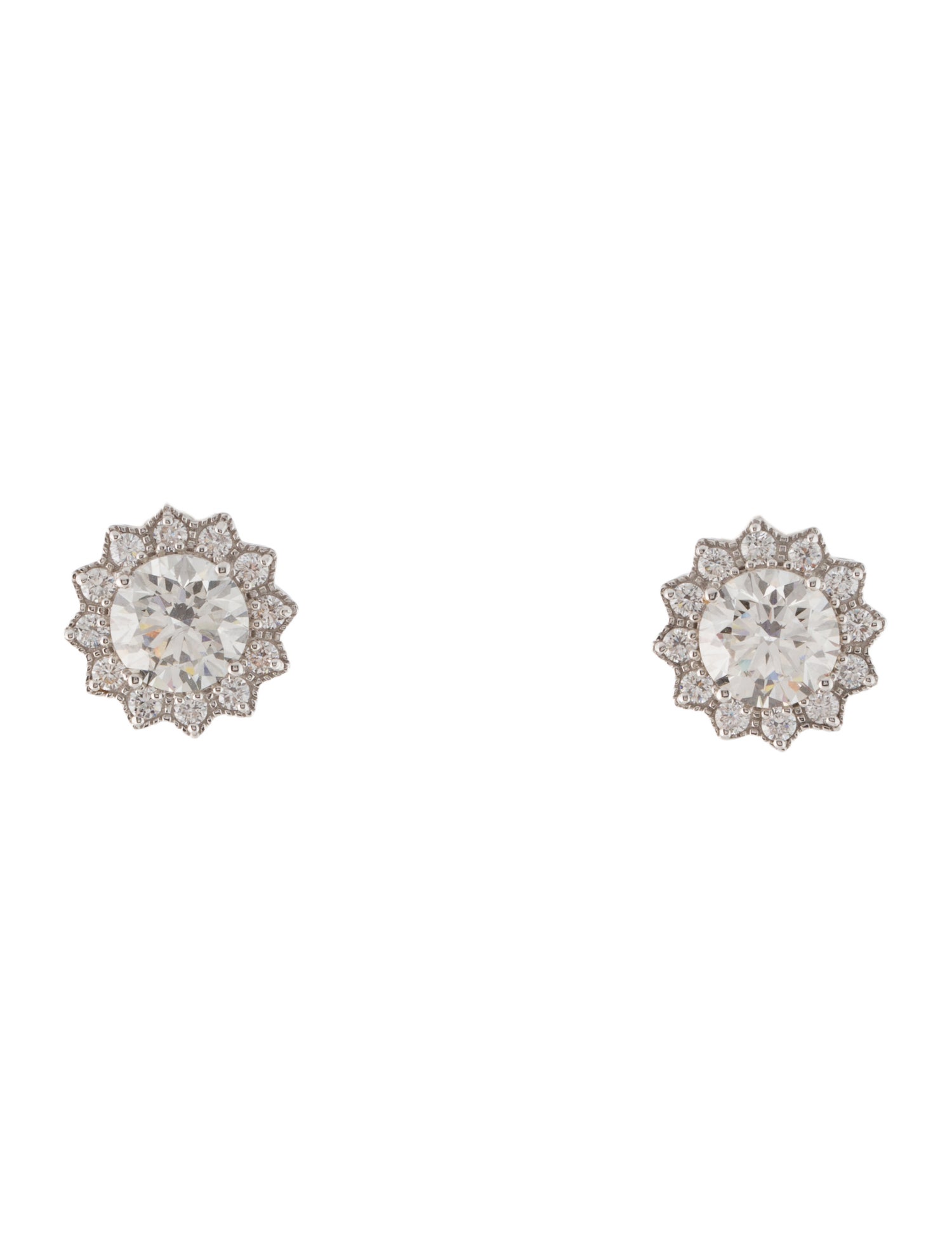 Earrings 14K 3.65ctw Lab-Grown Diamond Studs