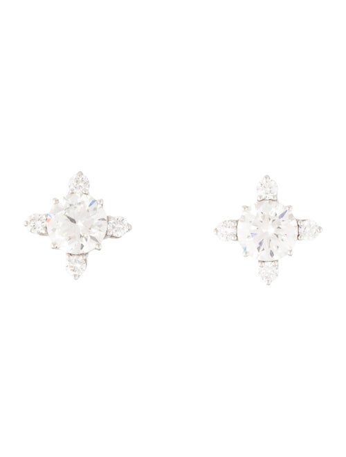 Earrings 14K 3.84ctw Lab-Grown Diamond Stud Earrings