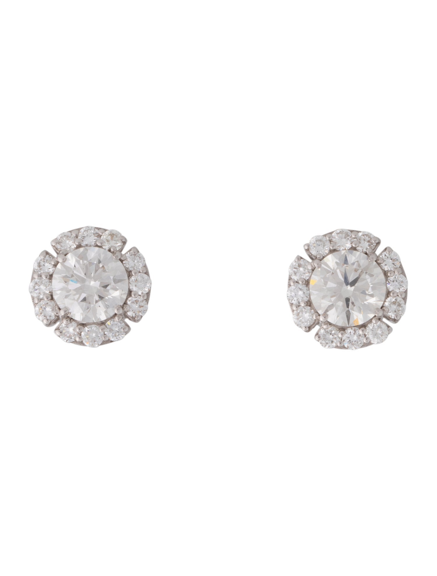 Earrings 14K 3.87ctw Lab-Grown Diamond Studs