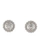 Earrings 14K 4.30ctw Lab-Grown Diamond Cluster Stud Earrings