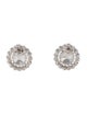 Earrings 14K 4.30ctw Lab-Grown Diamond Cluster Stud Earrings