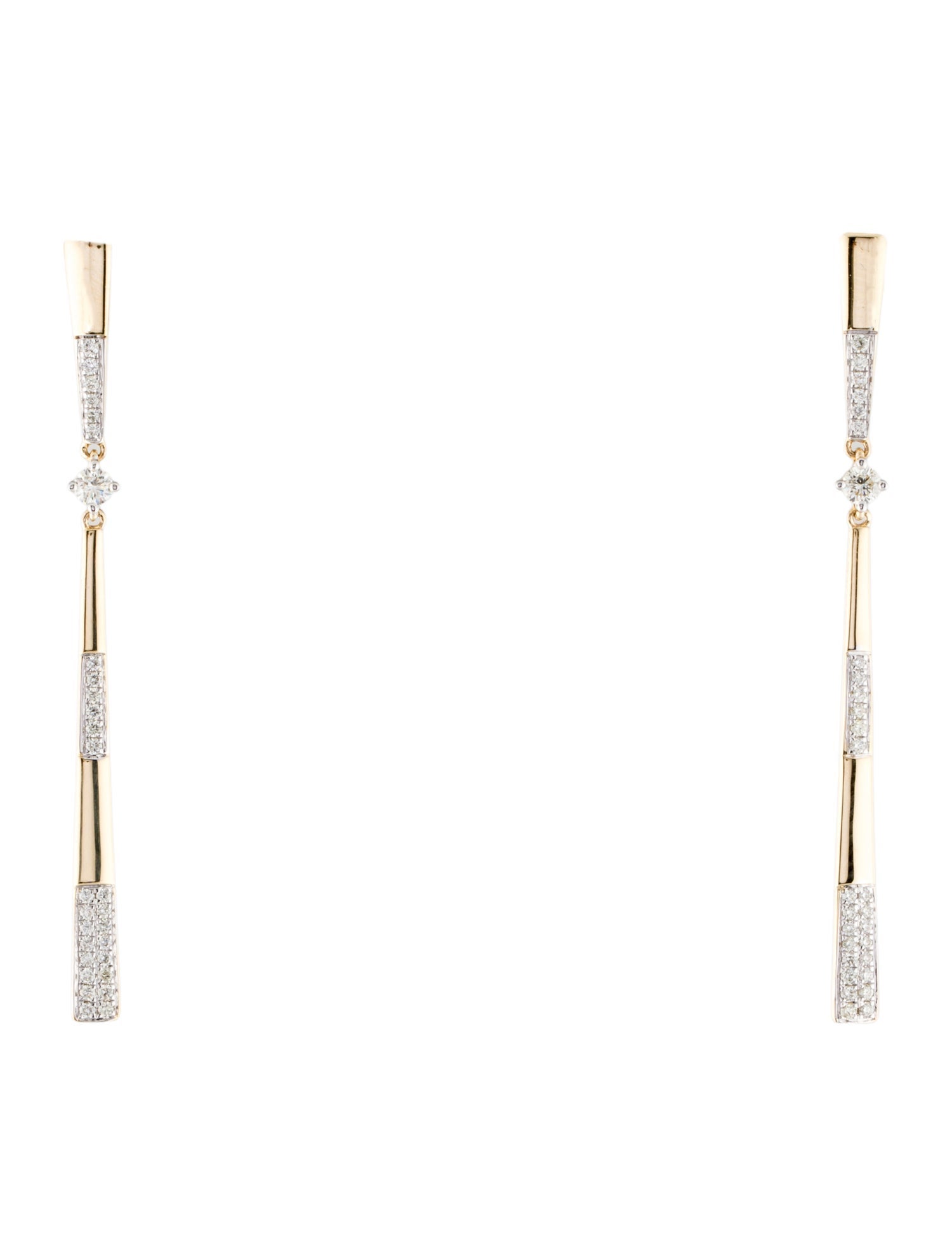 Earrings 14K Diamond Drop
