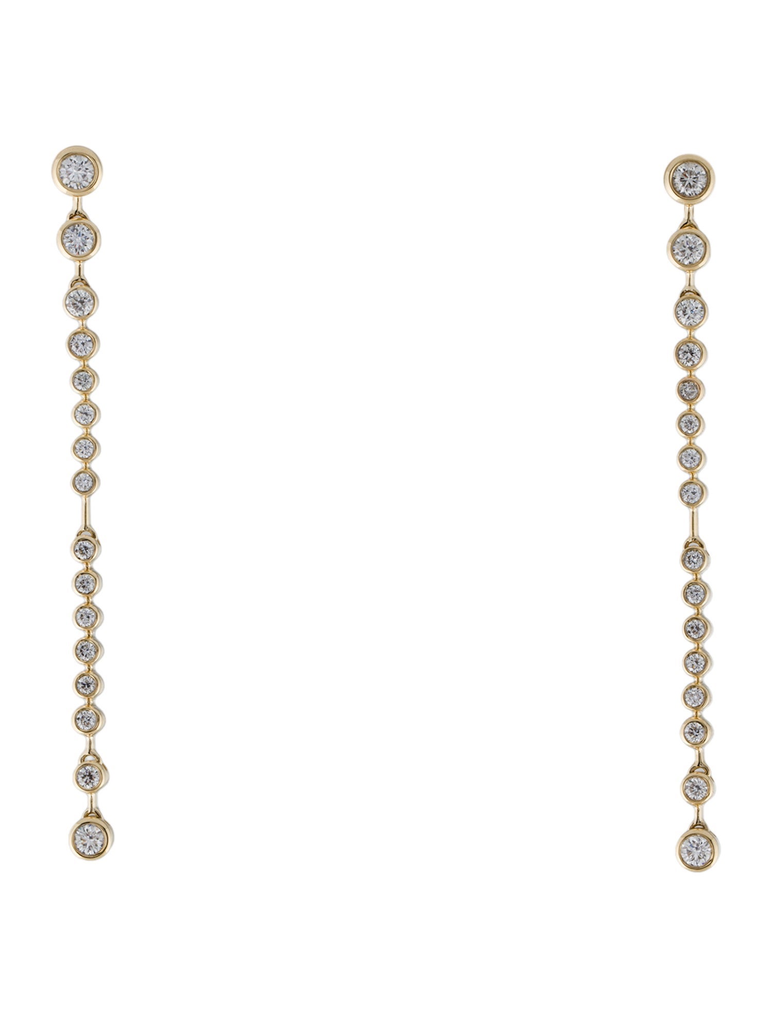 Earrings 14K Diamond Drop