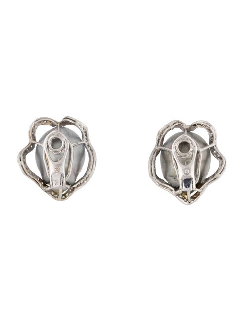 Earrings Pearl & Diamond Clip-On Earrings