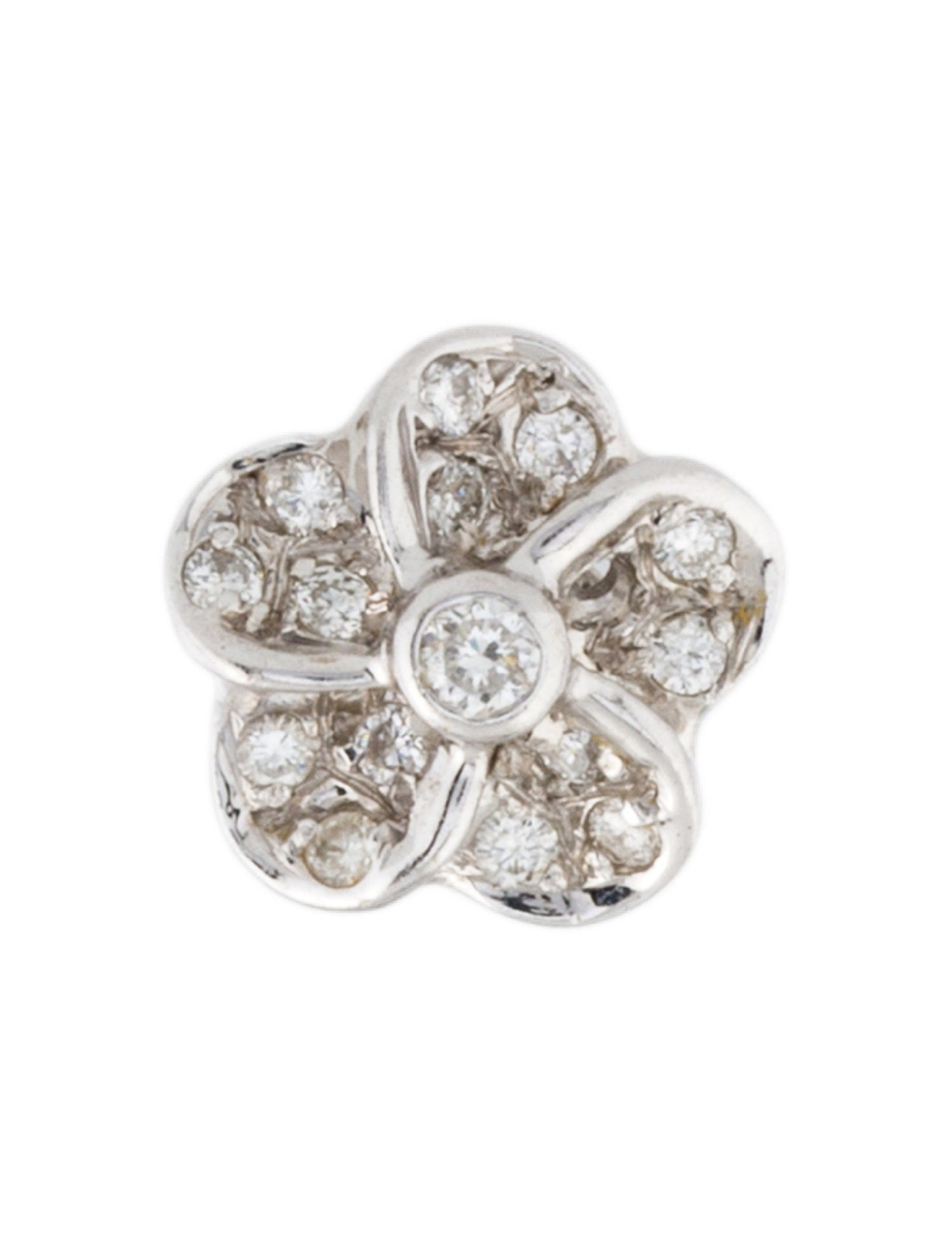 18K Single Diamond Earring