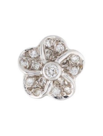 Earrings 18K Single Diamond Earring