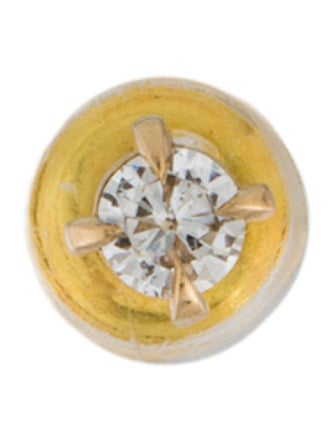 Earrings 14K Diamond Single Stud Earring