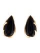 Earrings 14K Onyx Earclip Earrings