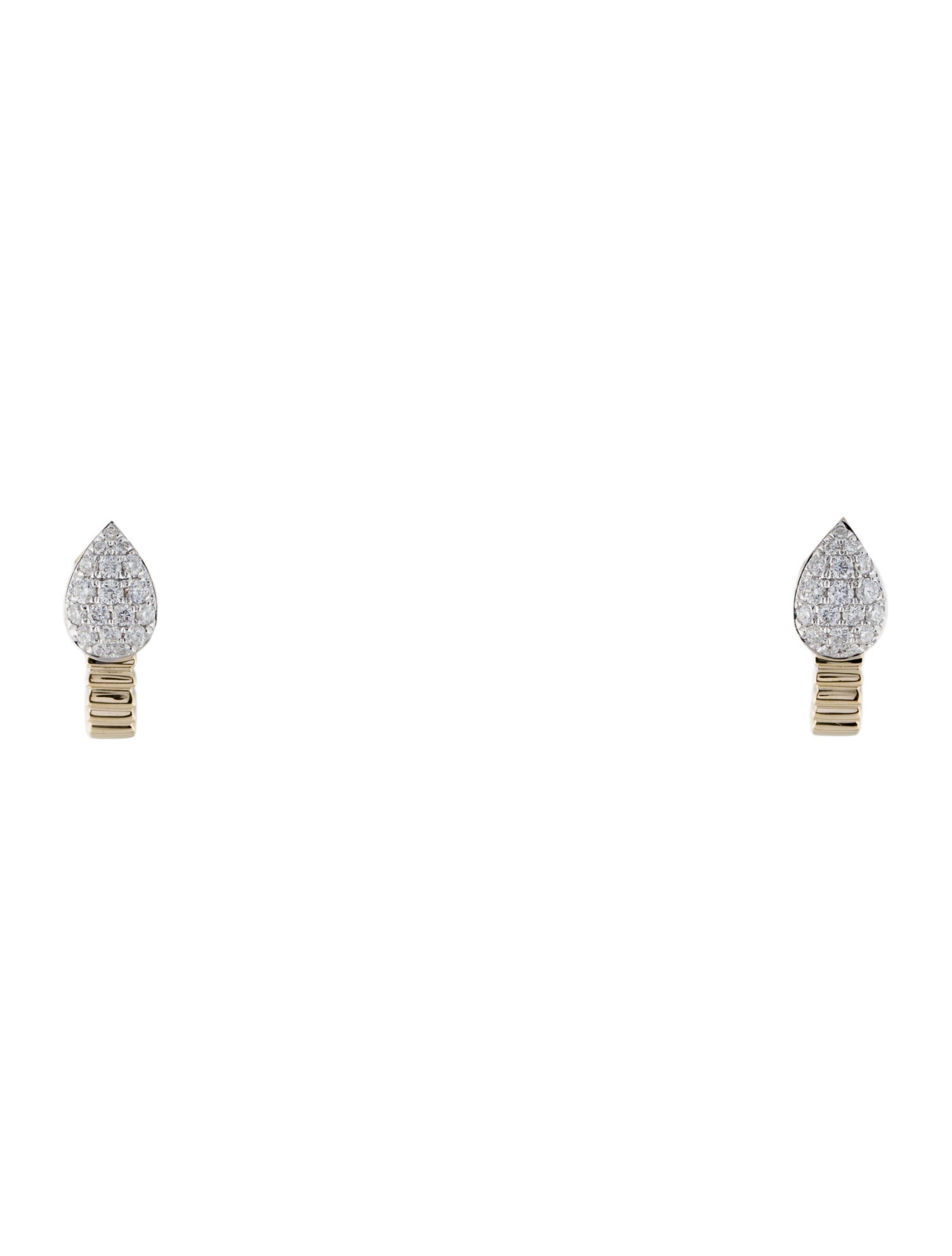Earrings 14K Diamond Drop Earrings