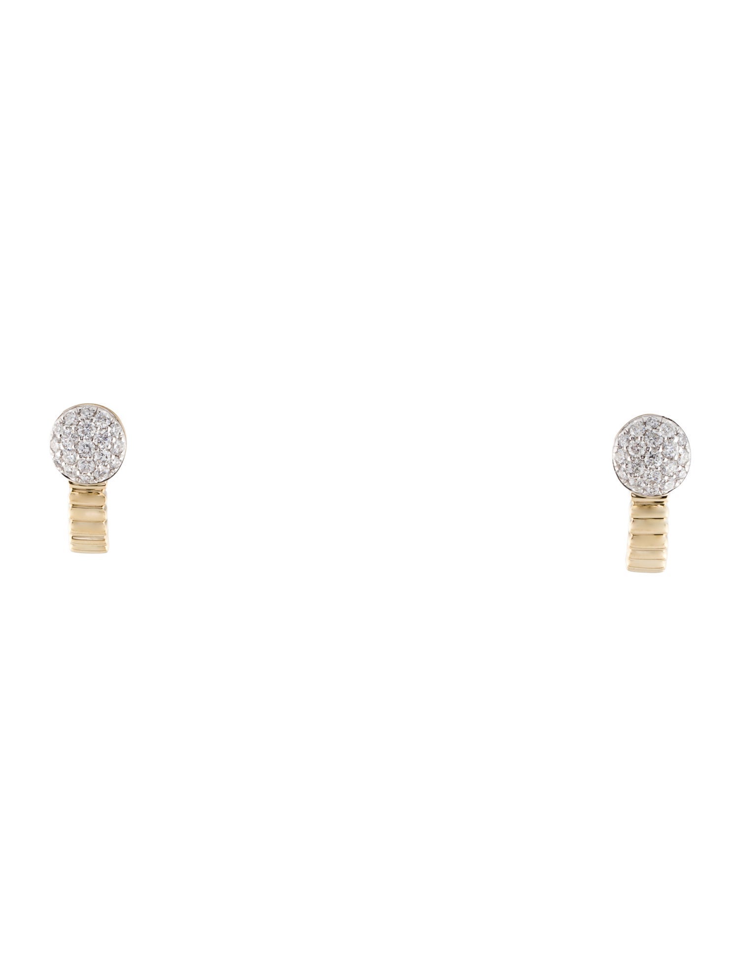 Earrings 14K Diamond Drop Earrings