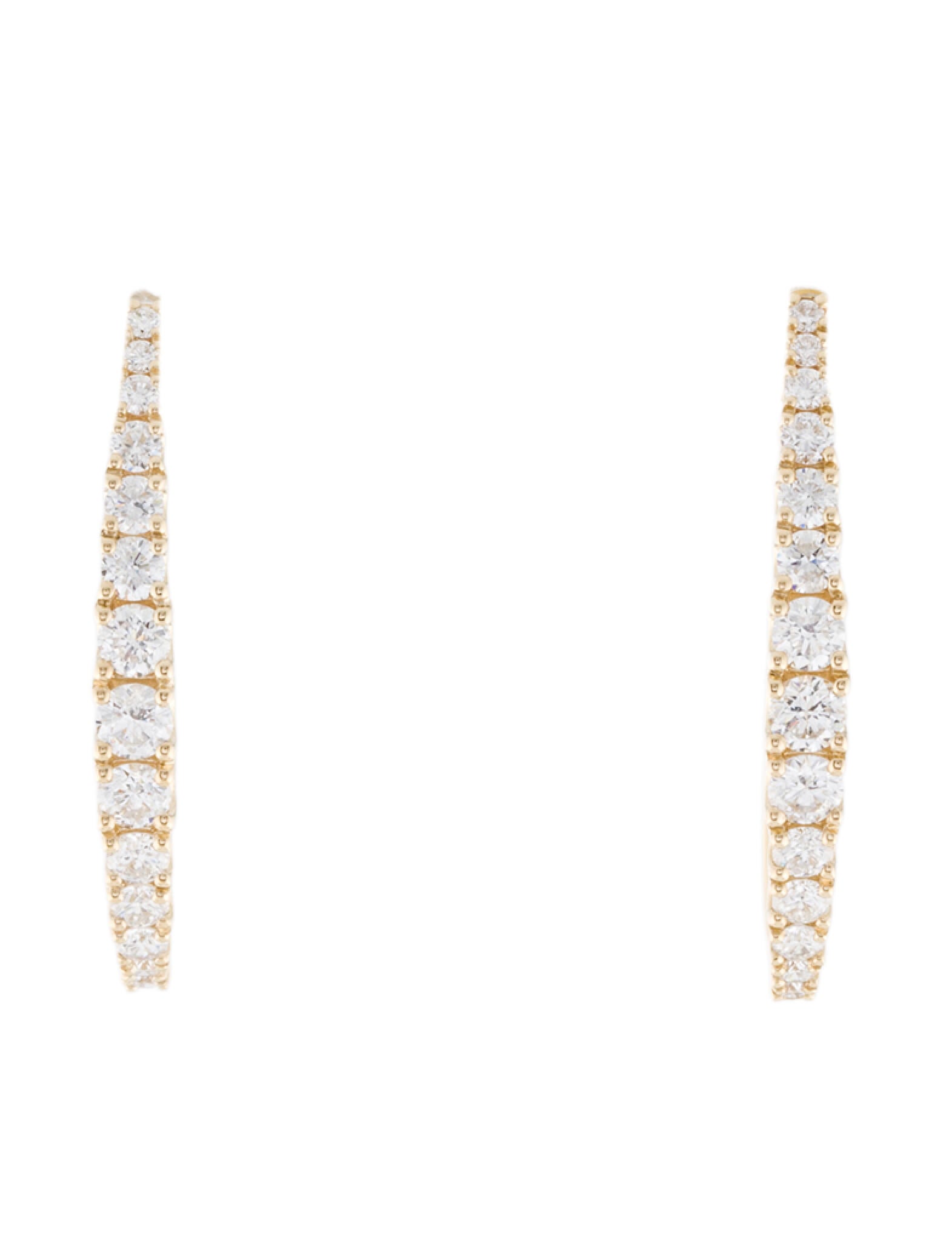 Earrings 14K Diamond Drop Earrings
