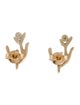 Earrings 14K Diamond Vine Earrings