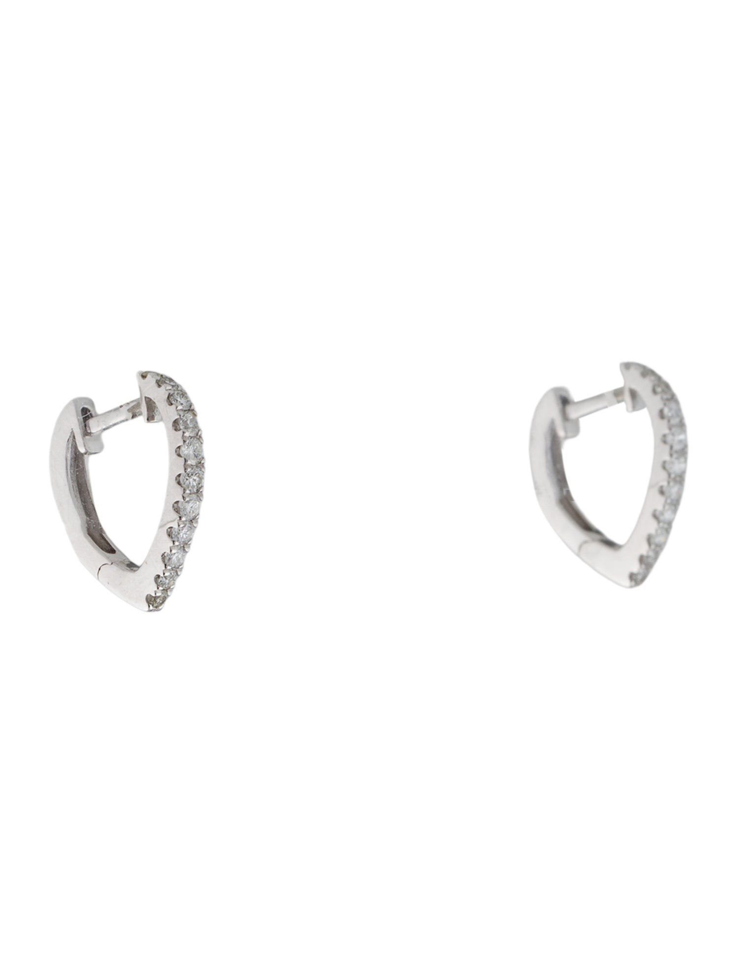 Earrings 14K Diamond Huggies