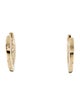 Earrings 14K Diamond Huggie Earrings