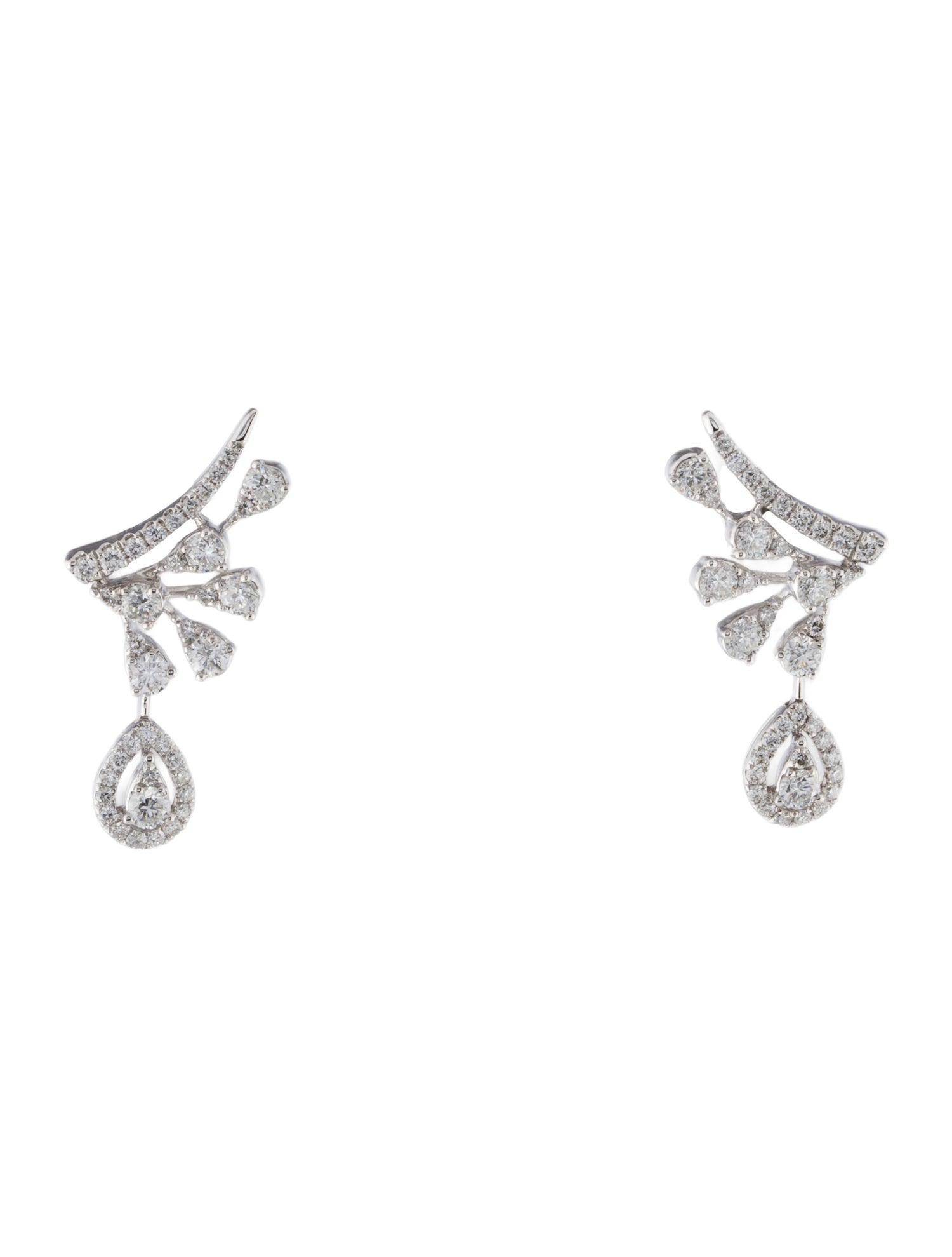 Earrings 14K Diamond Drop