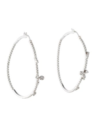 Earrings 18K Diamond Inside-Out Hoop Earrings