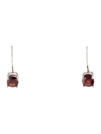 Earrings 14K 1.58ctw Garnet Drop Earrings
