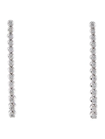 Earrings 14K Diamond Drop Earrings