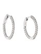 Earrings 14K Diamond Inside-Out Hoop Earrings