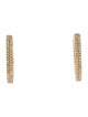 Earrings 14K Diamond Hoop Earrings